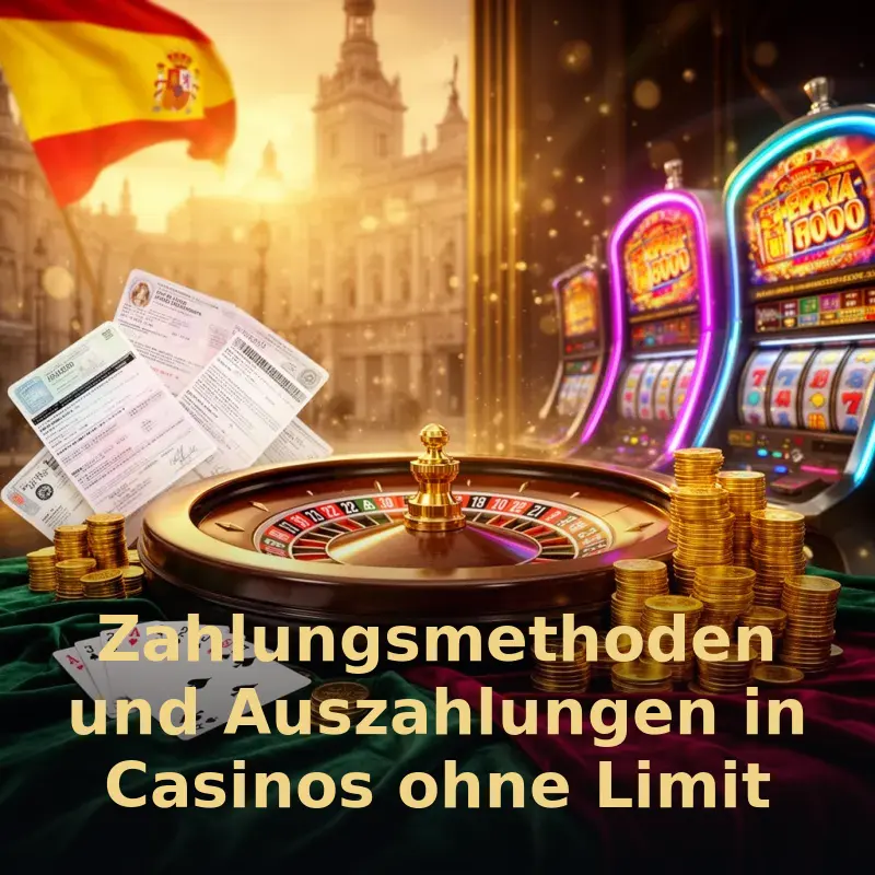 Zahlungsmethoden und Auszahlungen in Casinos ohne Limit